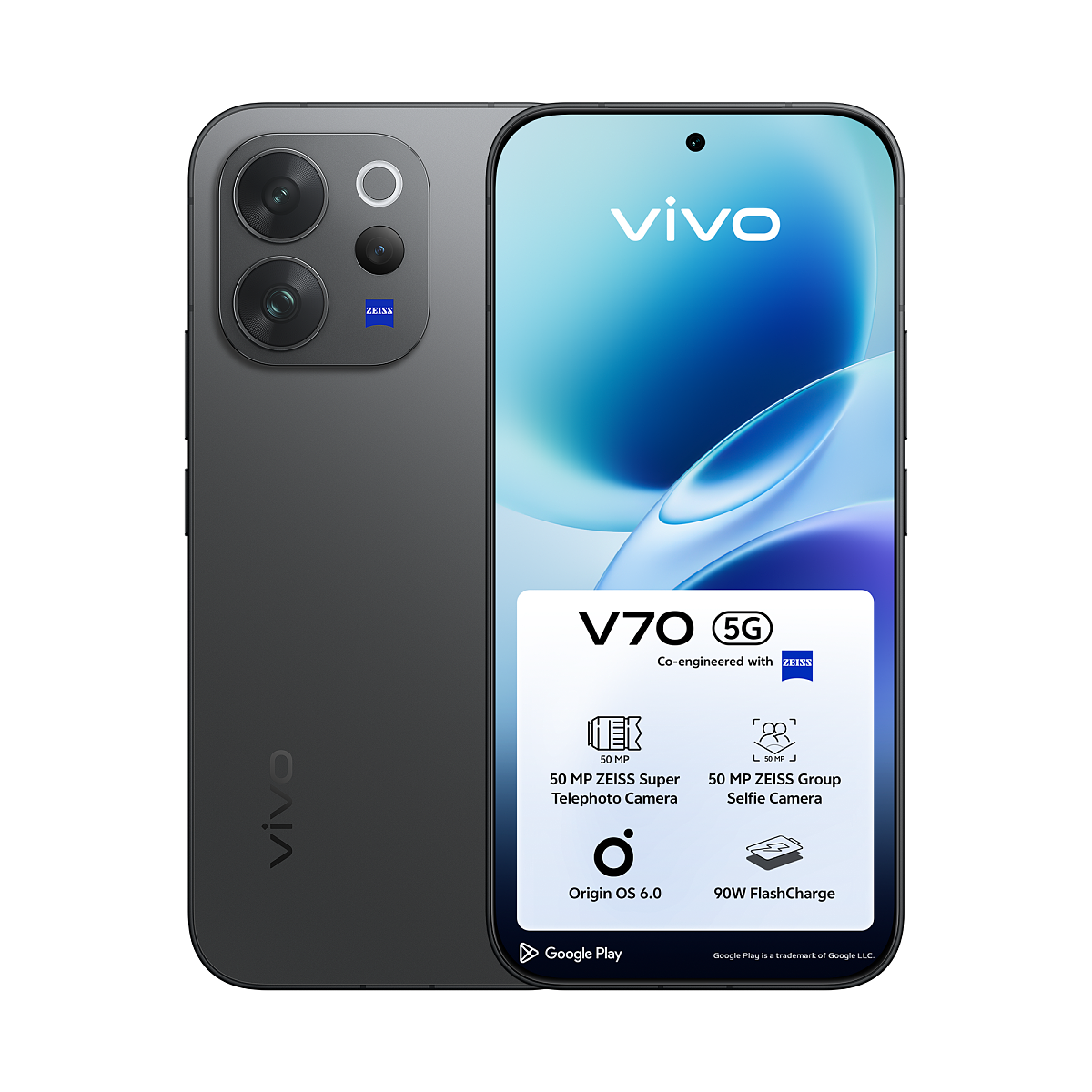 vivo V70 Authentic Black
