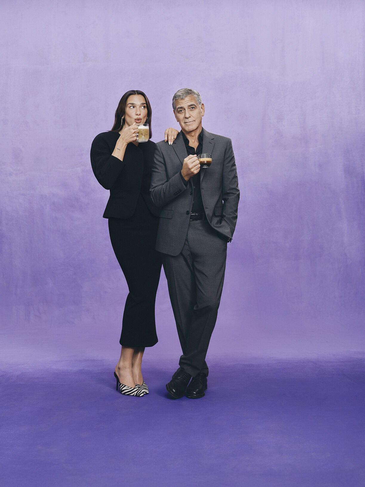 Nespresso Dua Lipa und George Clooney