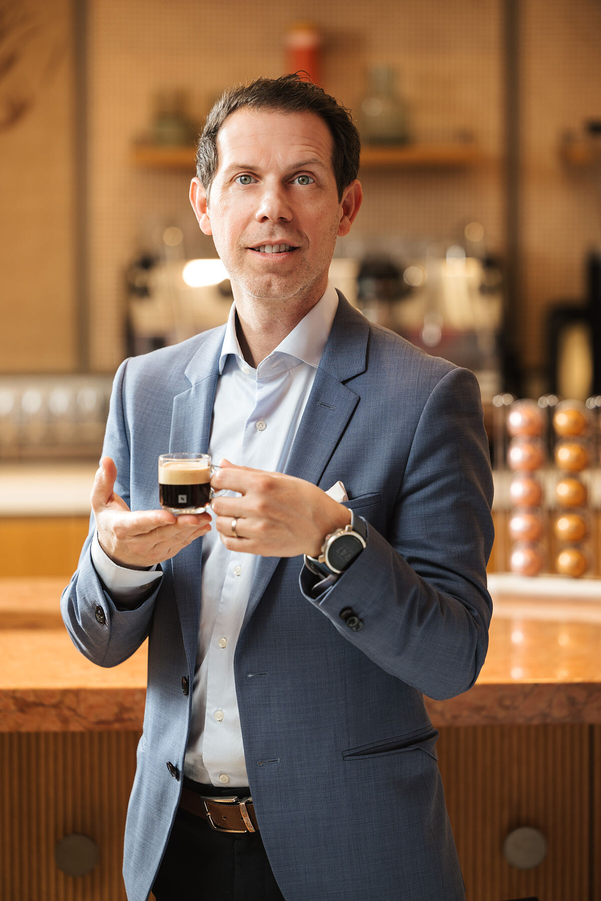 Stefan Trojer, Geschäftsführer von Nespresso Österreich