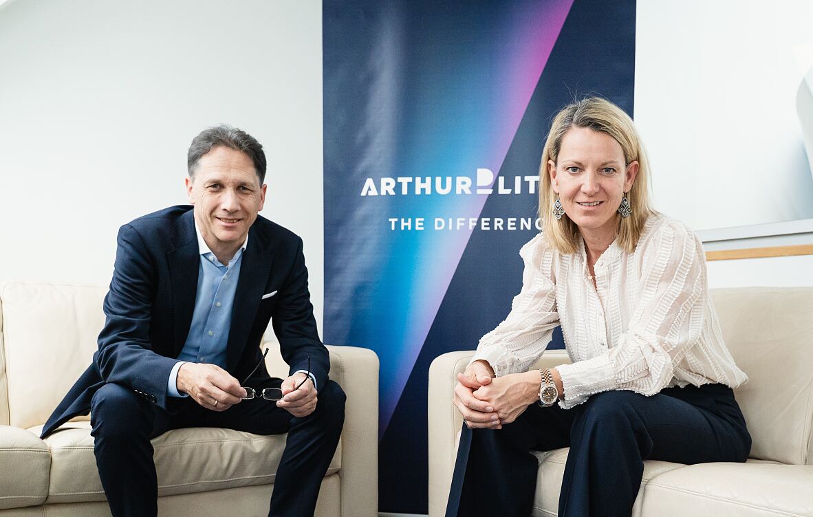 Maximilian Scherr (Partner bei Arthur D. Little) und Manuela Fürst (Senior Advisor bei Arthur D. Little)
