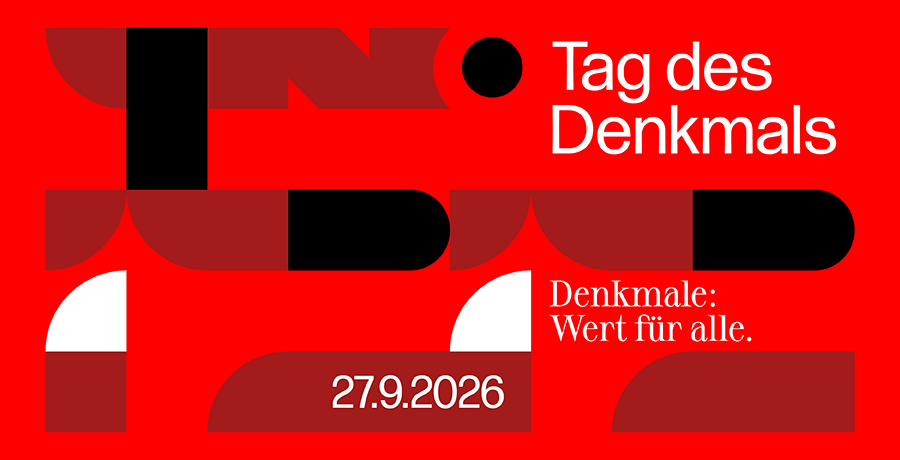 Tag des Denkmals 2026 unter dem Motto „Denkmale: Wert für alle.