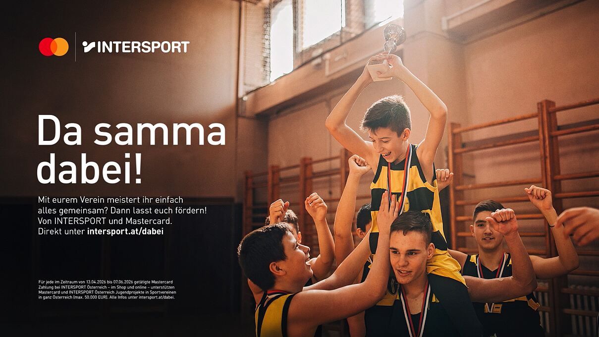 Jeder Einkauf zählt: INTERSPORT und Mastercard fördern Sportvereine in ganz Österreich