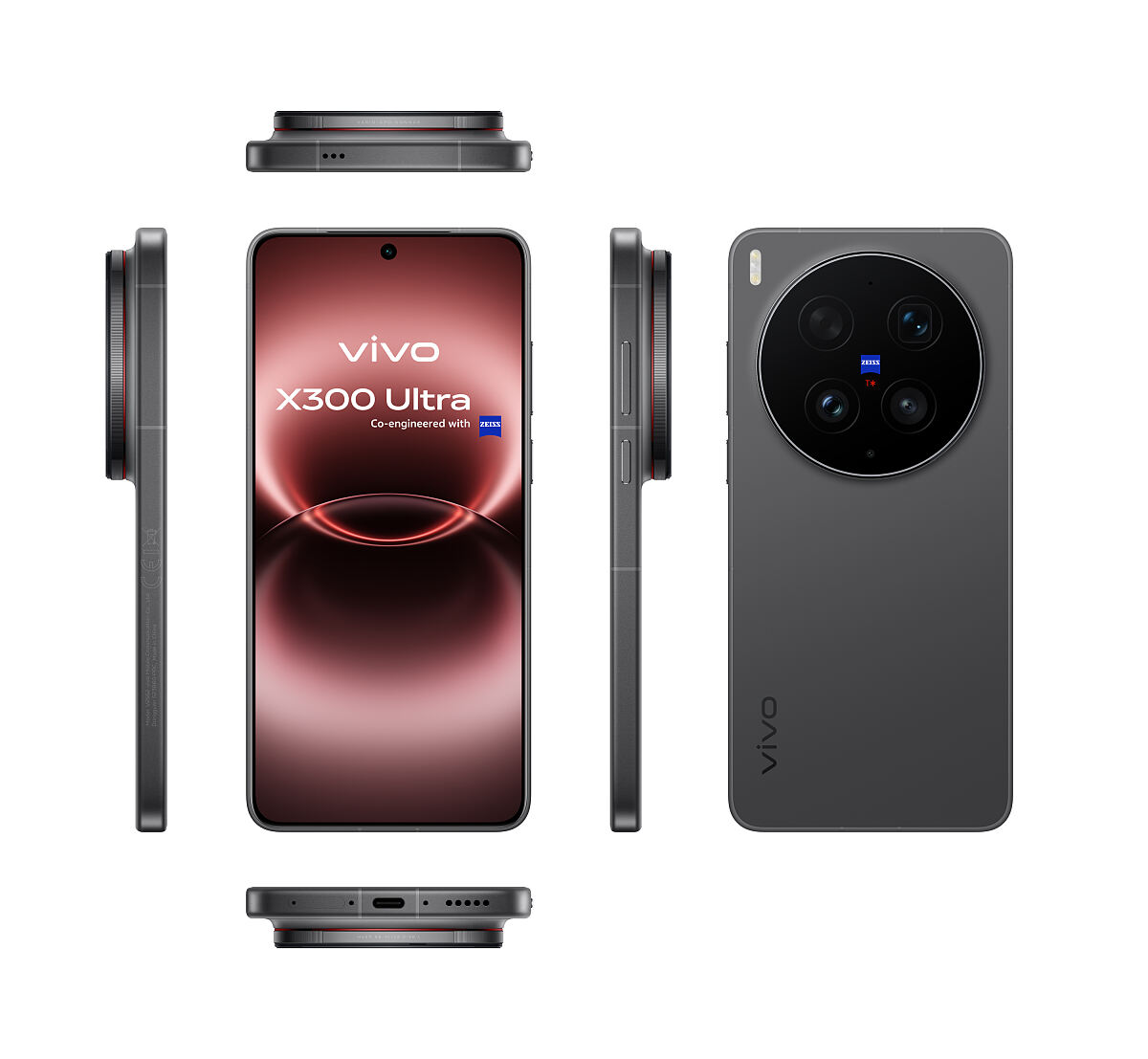 vivo X300 Ultra_black_6views