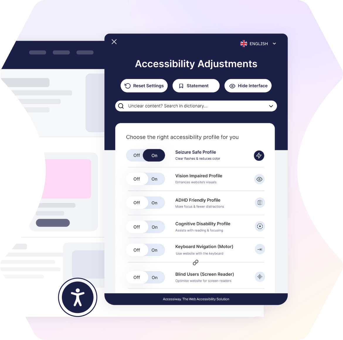 Accessiway Plattform Widget