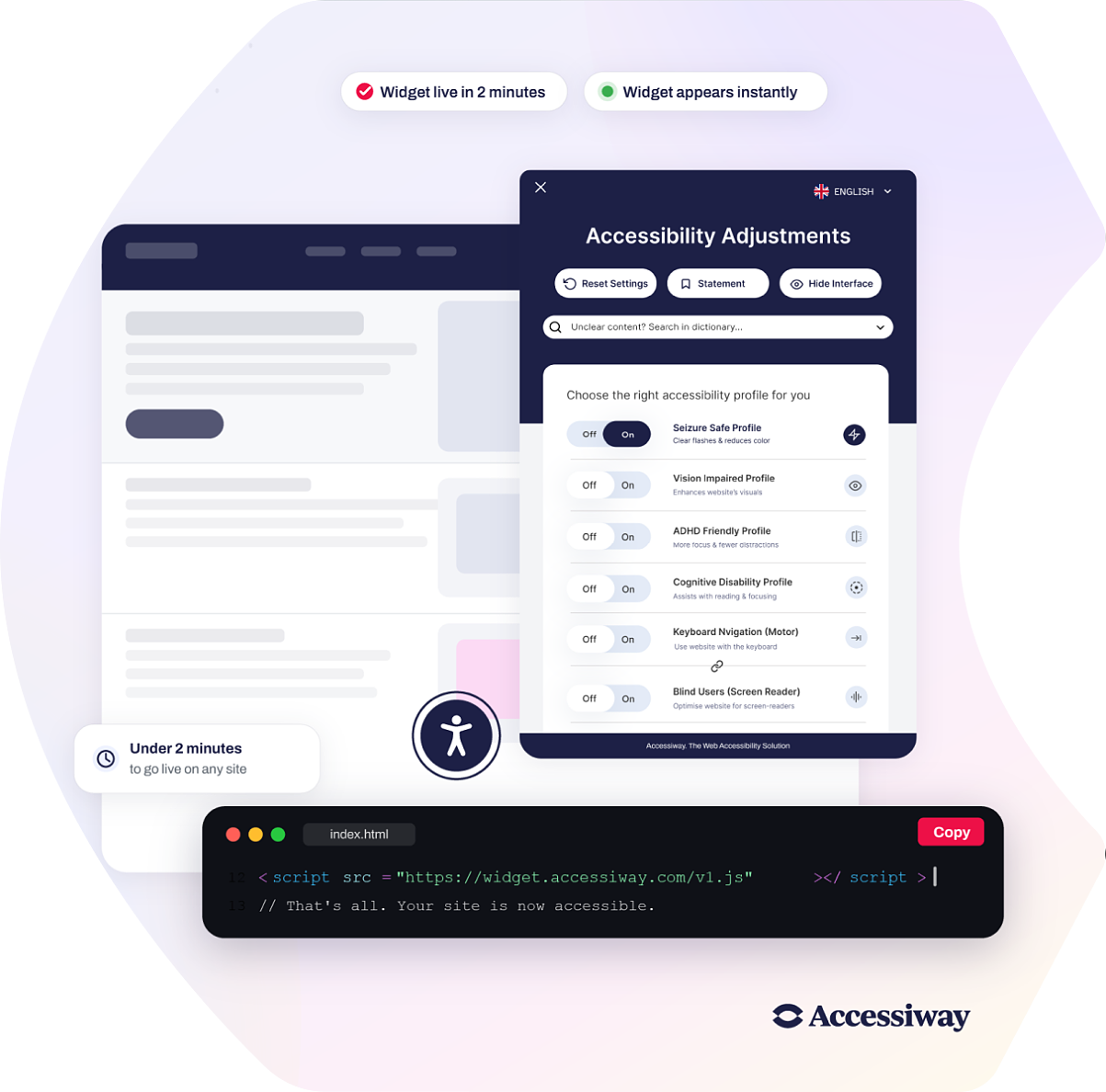 Accessiway Plattform Widget