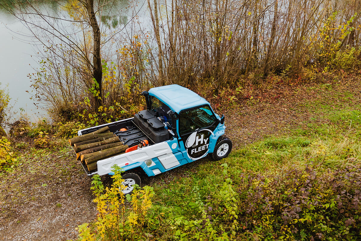 Weltweit erstes Side-by-Side-Vehicle mit Wasserstoffantrieb: BRP-Rotax zeigt Potenzial innovativer Antriebssysteme