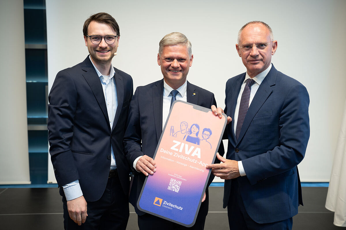 Einzigartig in Europa: Österreich entwickelt Zivilschutz-App ZIVA