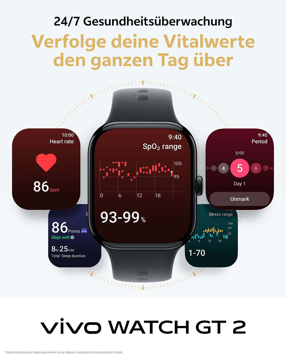 vivo Watch GT2 Gesundheitsüberwachung