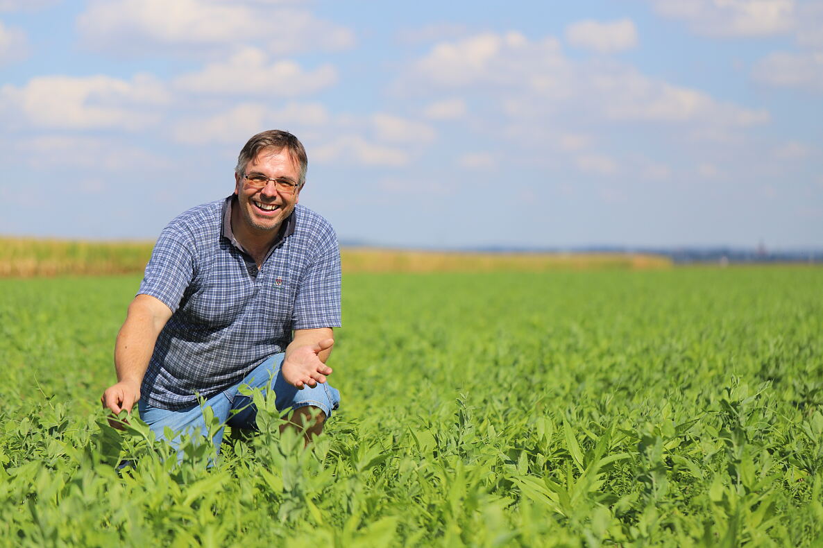 Hans Gnauer, Landwirt und Obmann-Stellvertreter des Vereins Boden.Leben