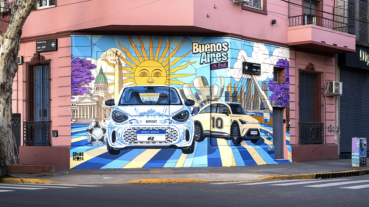 smart #2 Mural Buenos Aires