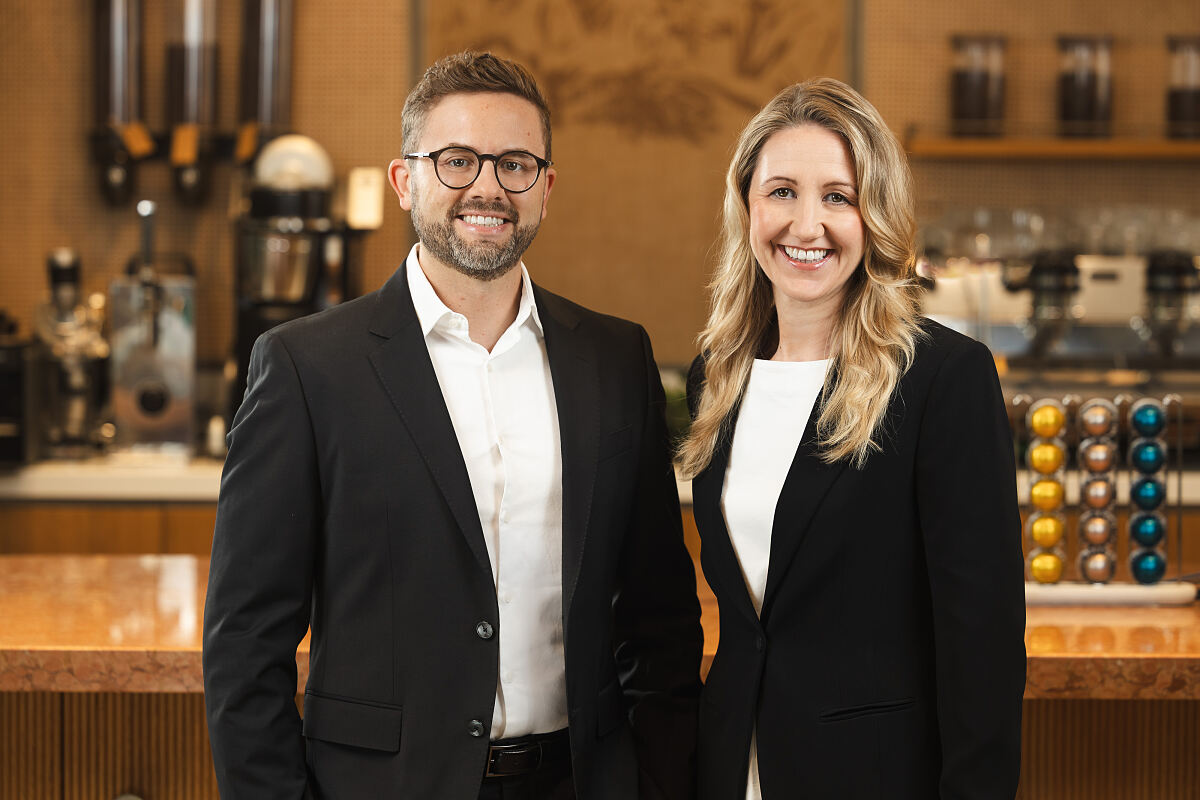 Andreas Binkert und Kerstin Haberfellner, Nespresso Österreich