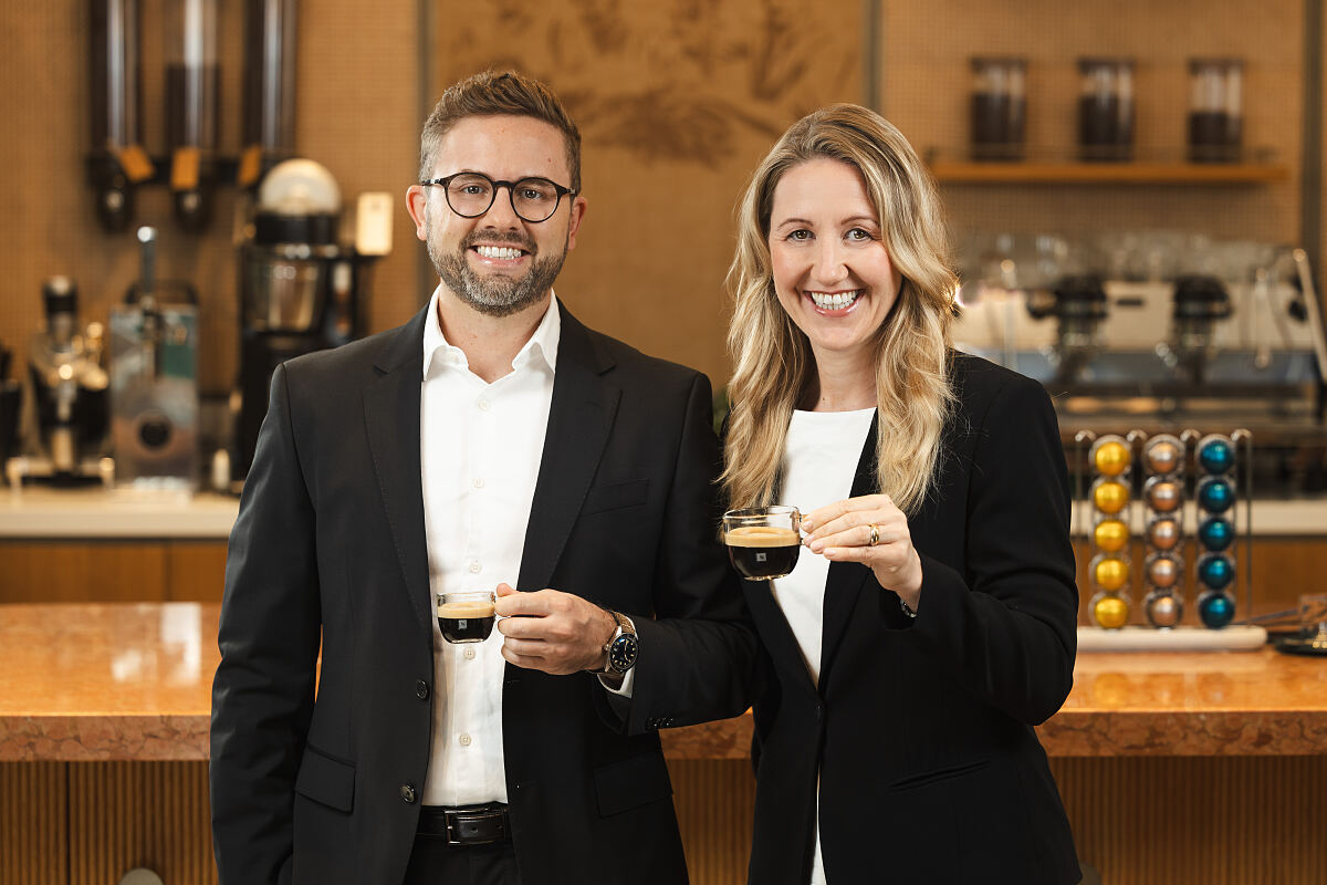 Andreas Binkert und Kerstin Haberfellner, Nespresso Österreich