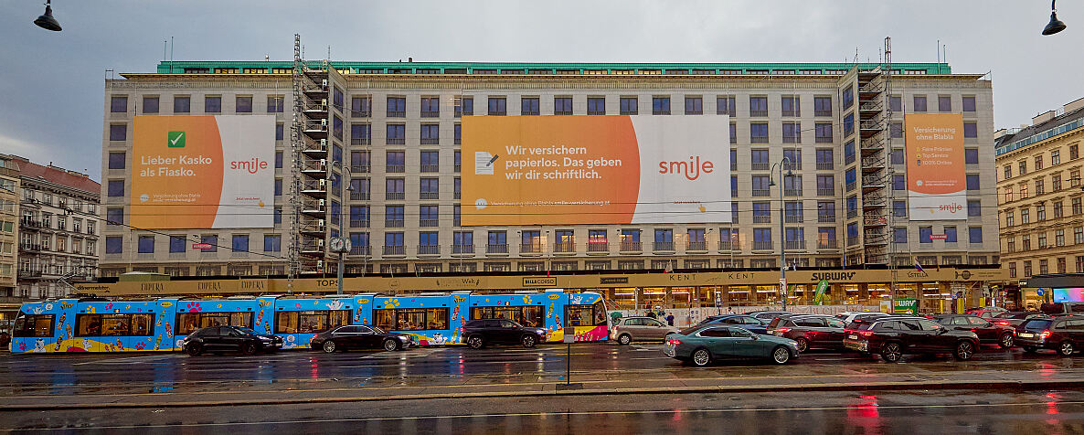 Smile Kampagne in Wien