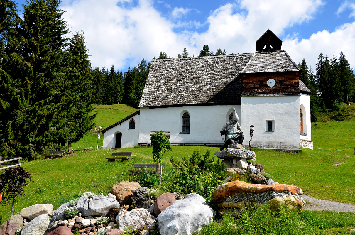 St. Agatha Kapelle am Kristberg in Silbertal im Montafon