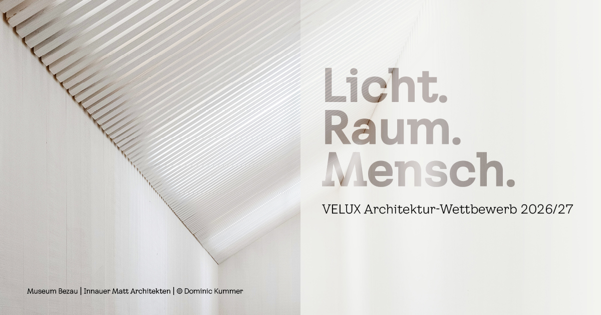 VELUX ARCHITEKTURWETTBEWERB