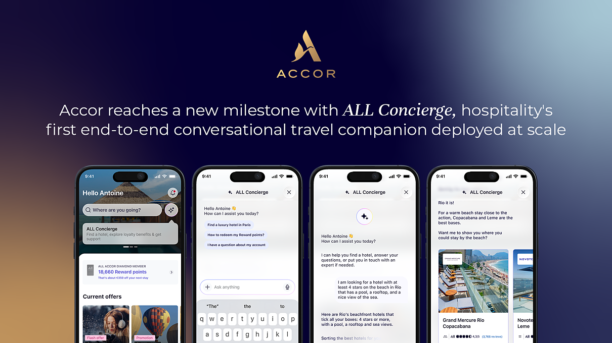 ALL Concierge: Der erste vollständig dialogbasierte Reisebegleiter im Hospitality-Sektor wird flächendeckend eingeführt.