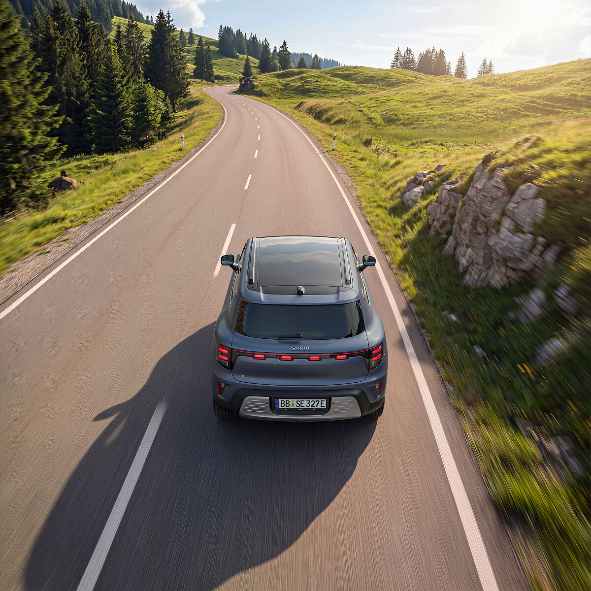 smart Hashtag5 premium AWD Interstellarblue