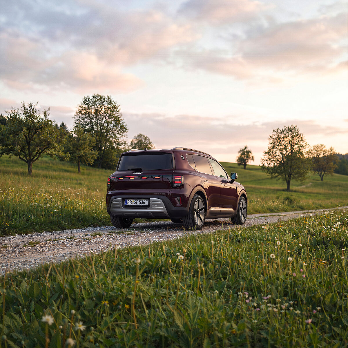 smart Hashtag5 Premium AWD Rubyred