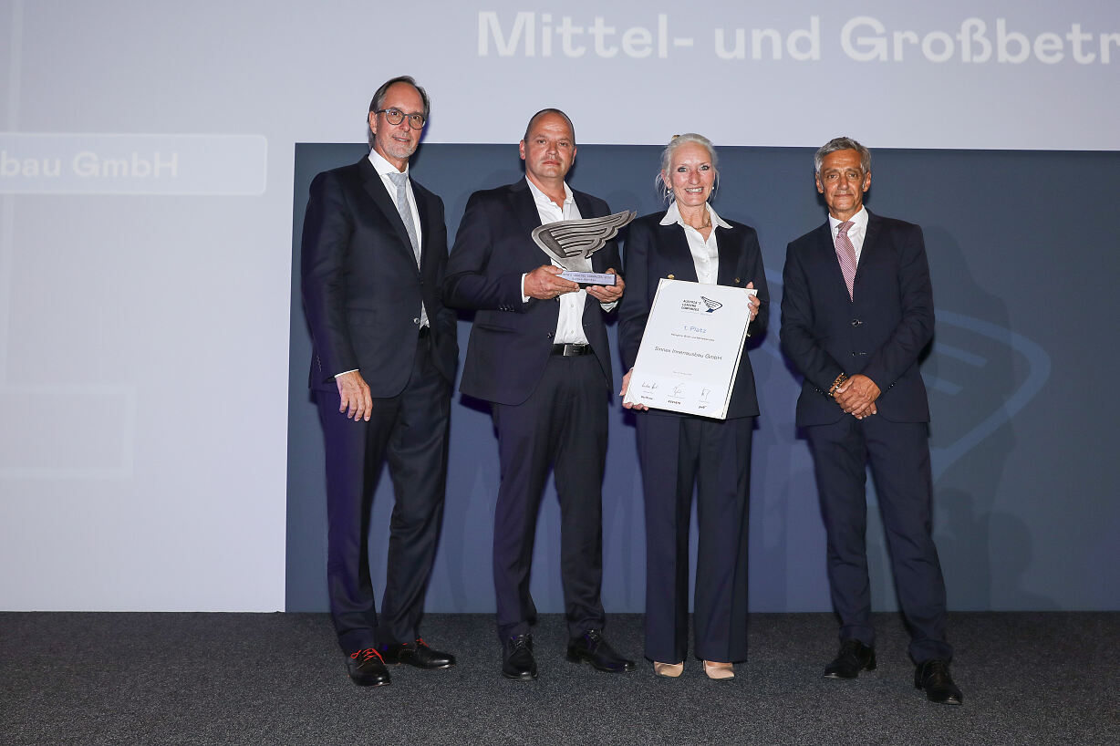 Sieger Groß- & Mittelbetriebe: Sinnex Innenausbau GmbH