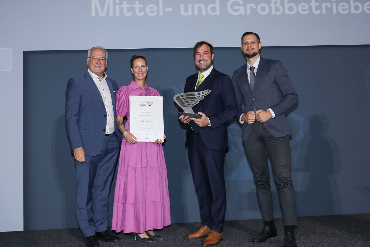 Sieger Groß- und Mittelbetriebe: Baur GmbH 