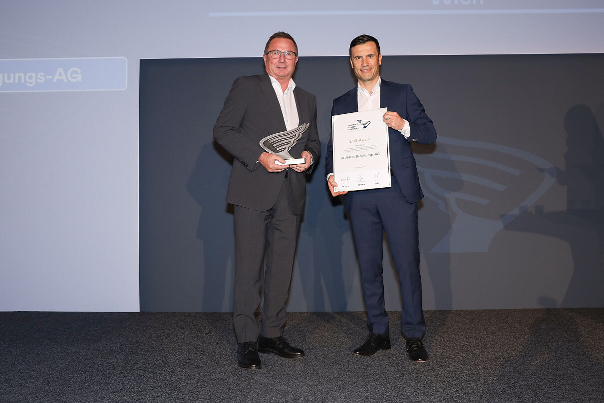 ESG-Award Wien für Agrana Beteiligungs-AG