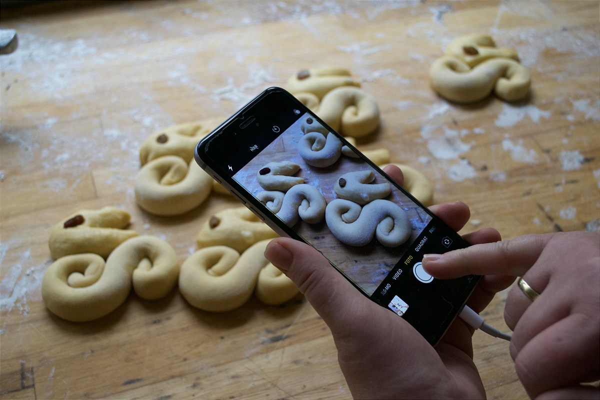 Brioche-Eigenkreationen der Food-BloggerInnen