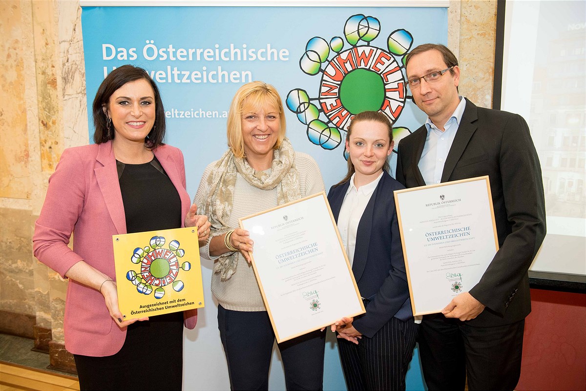 Verleihung Umweltzeichen Bundesministerium