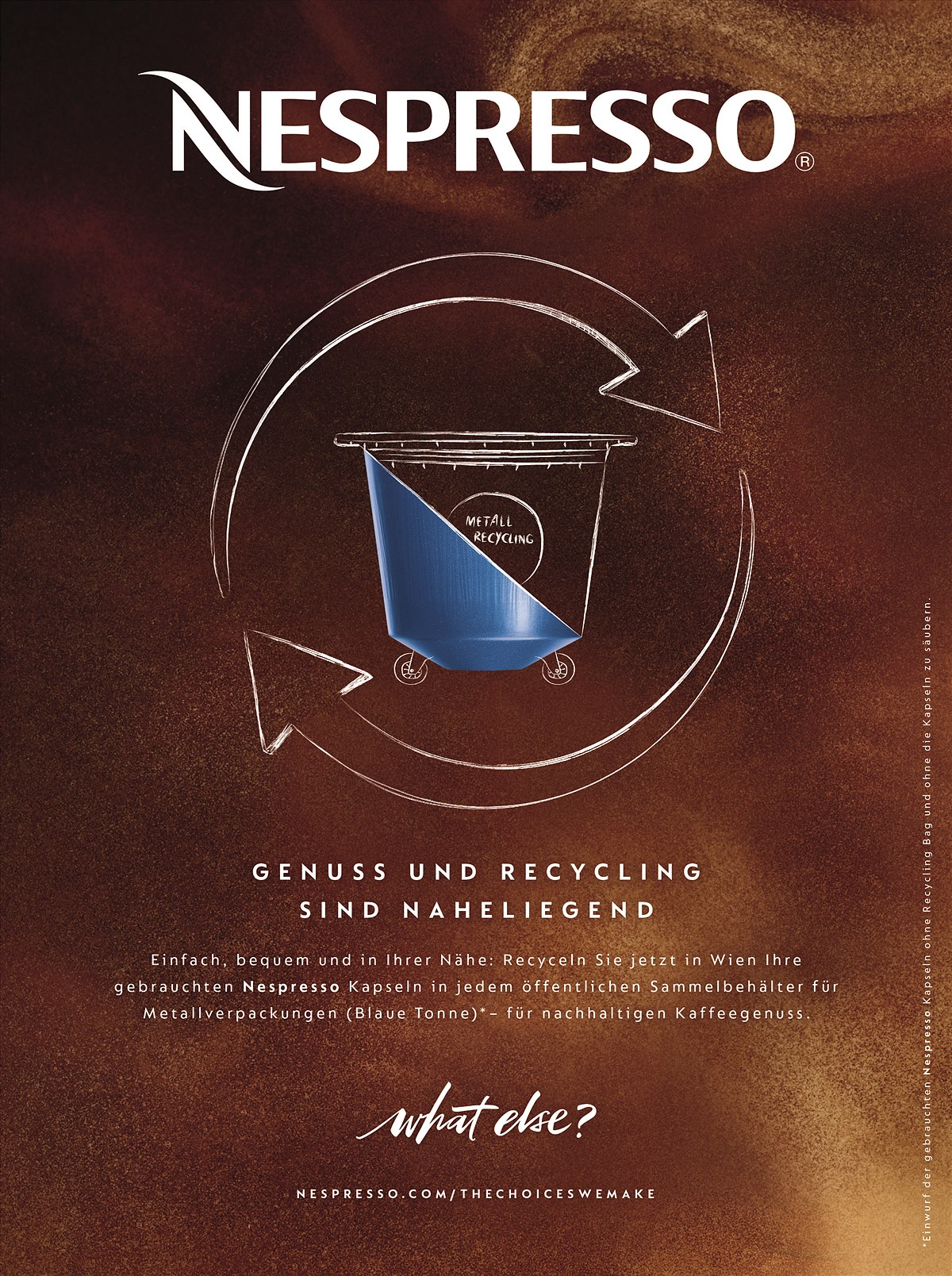 Nespresso Recycling Print-Kampagne