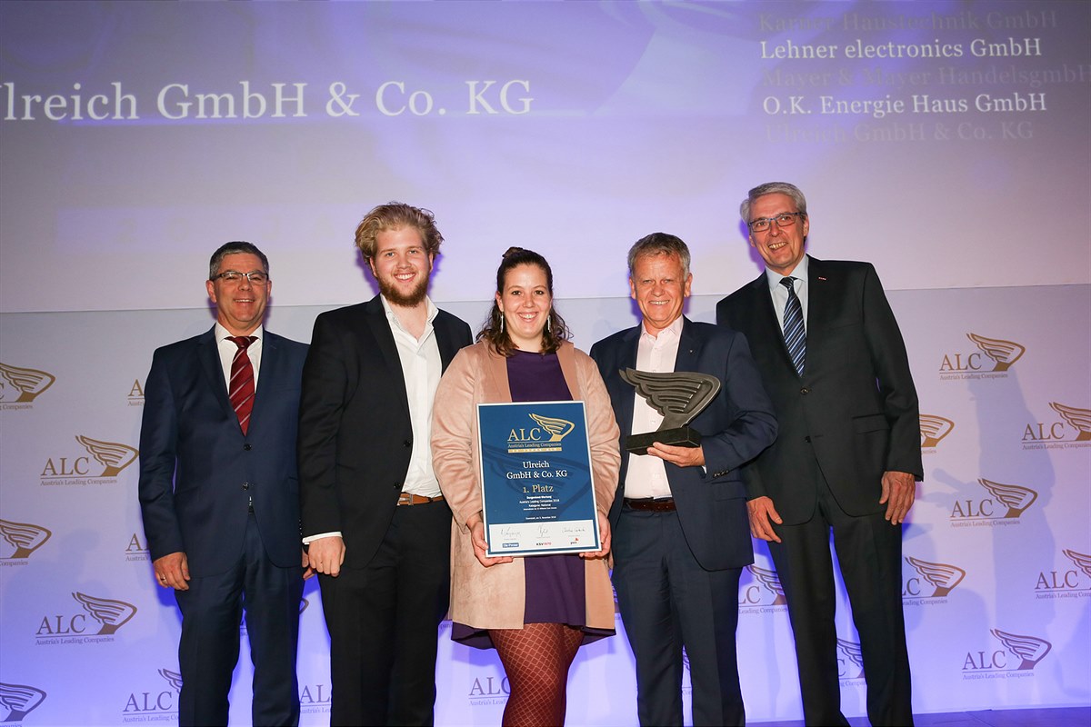 1. Platz National Kategorie Kleinbetriebe