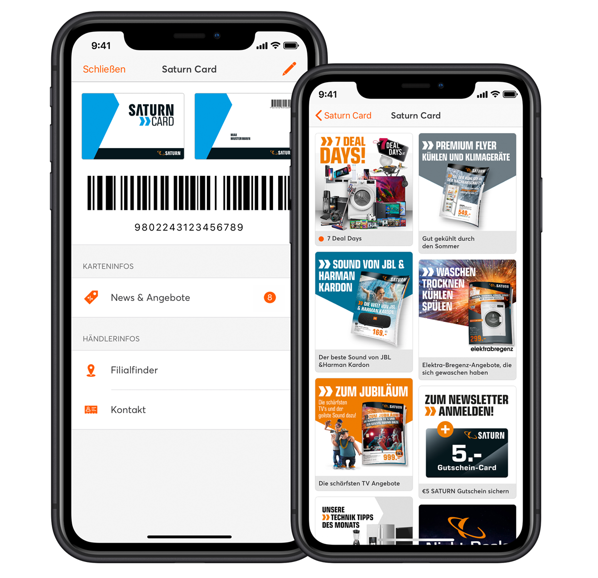 Loyalty app mobile-pocket in use at MediaMarkt and Saturn