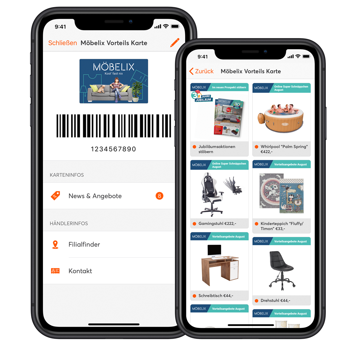 Möbelix in der mobile-pocket App