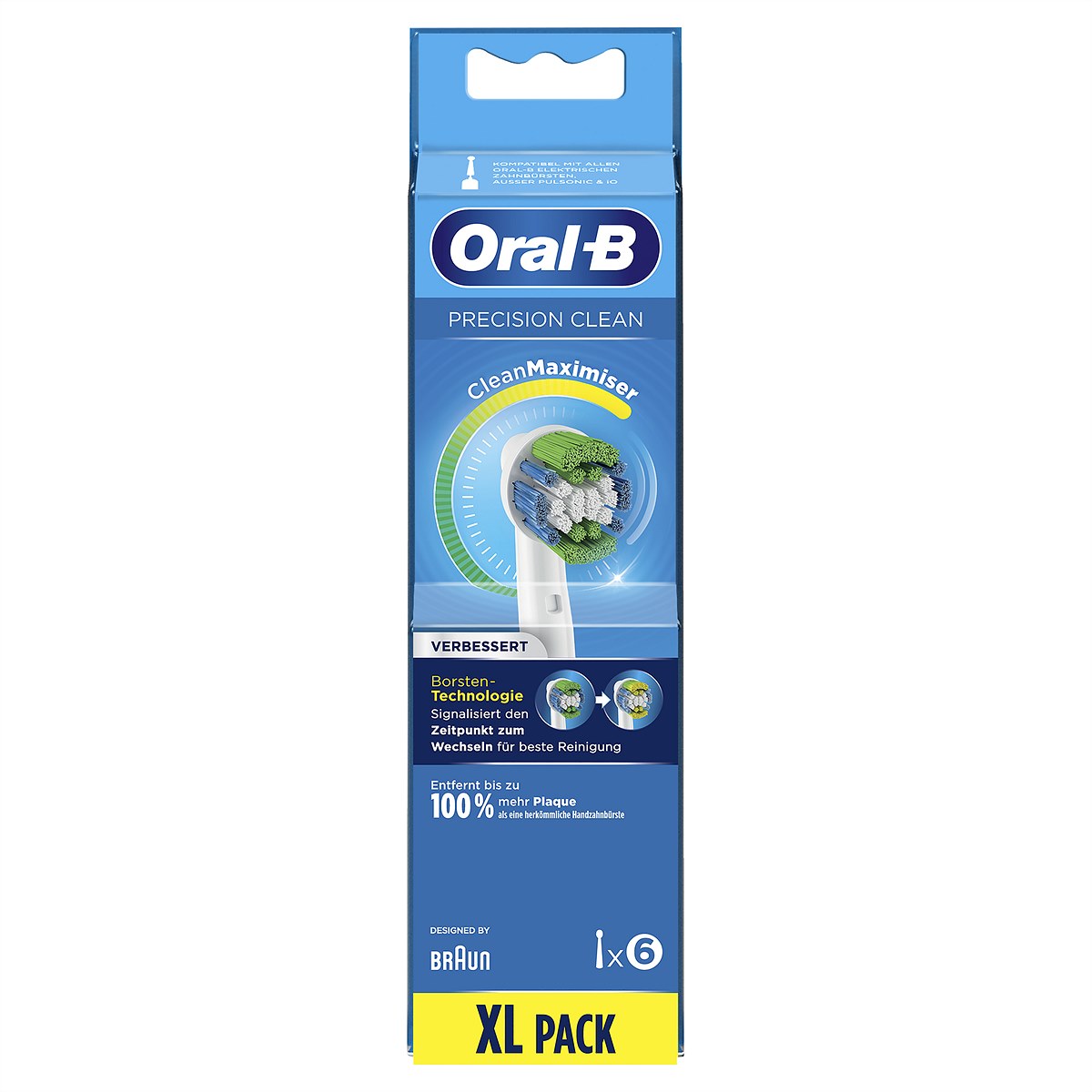 Oral-B Aufsteckbürsten Precision Clean mit CleanMaximiser-Technologie