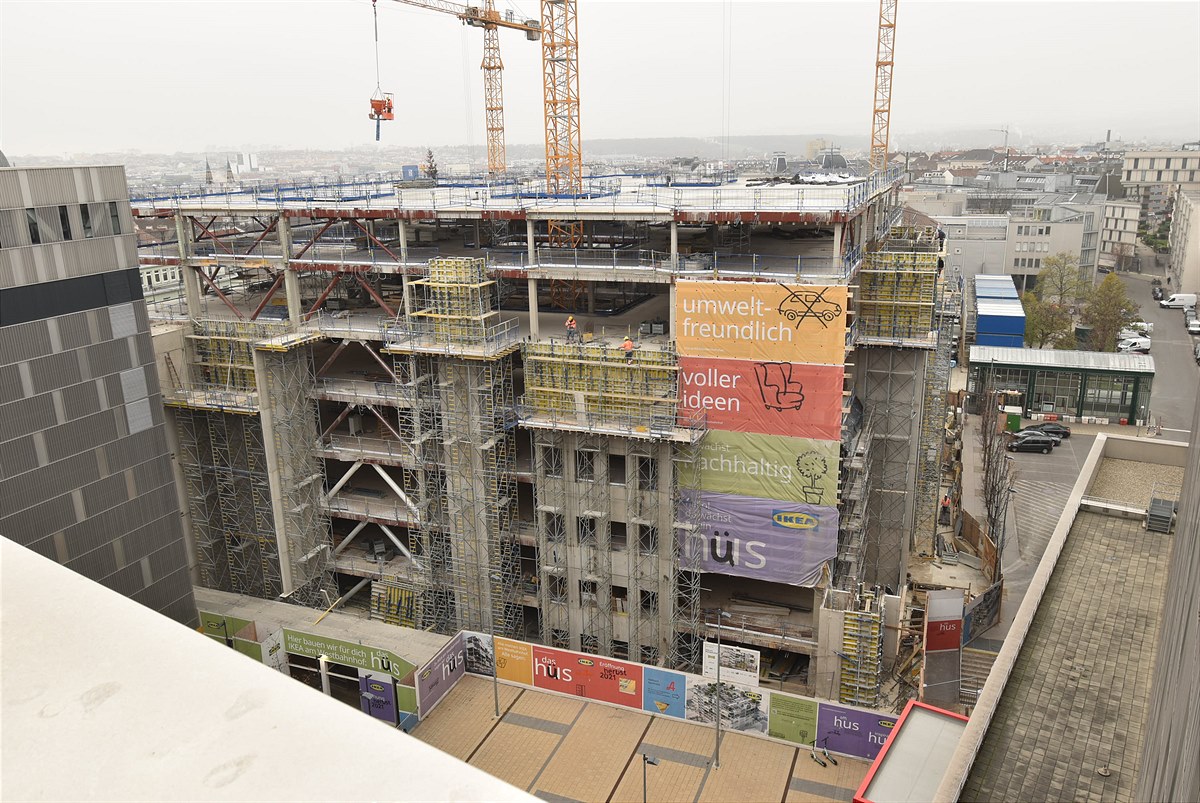 IKEA Wien Westbahnhof Baustelle