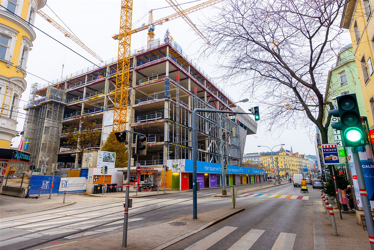 IKEA Wien Westbahnhof Baustelle