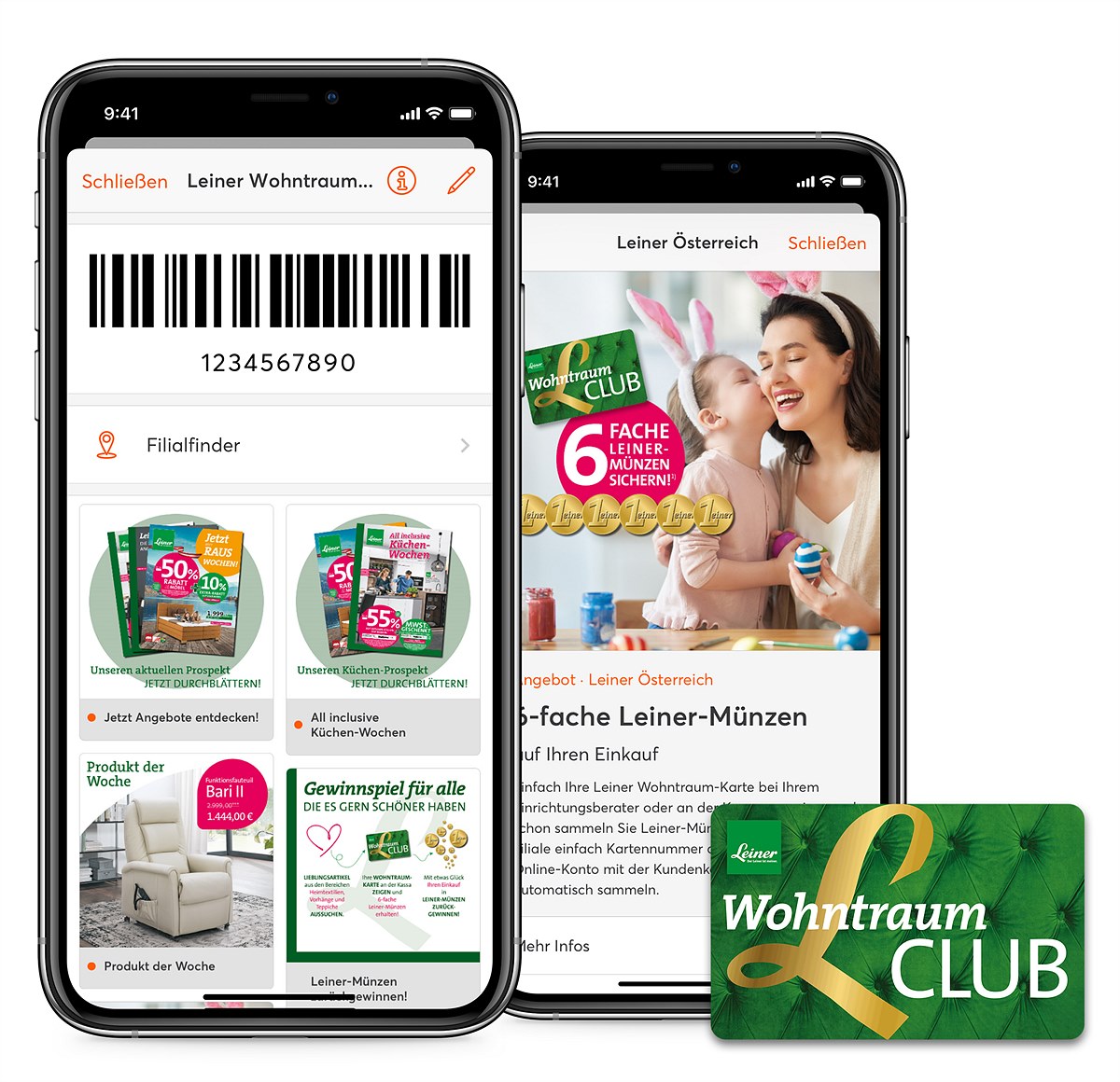 Leiner in der mobile-pocket App