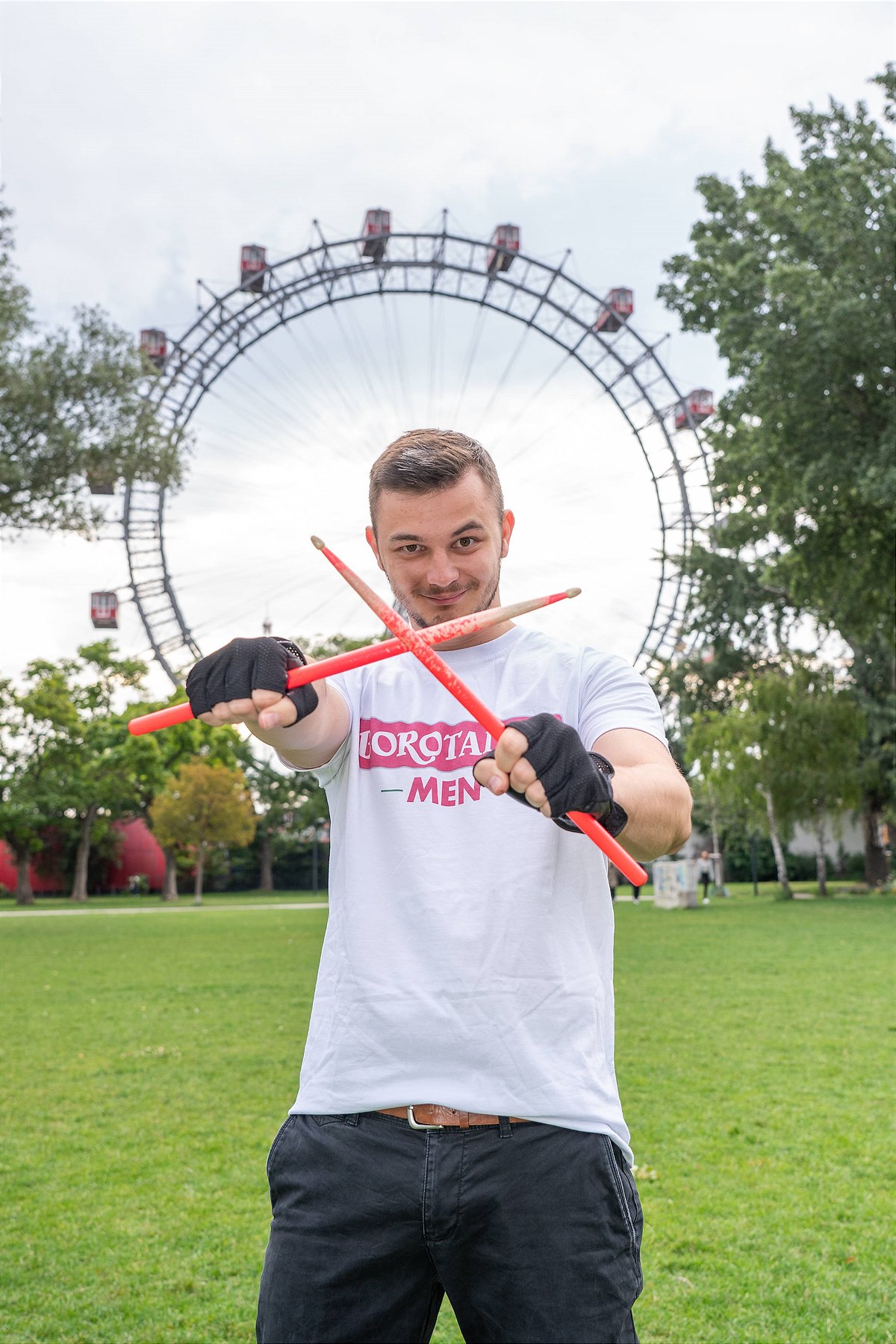 Borotalco MEN Weltrekord am Wiener Riesenrad