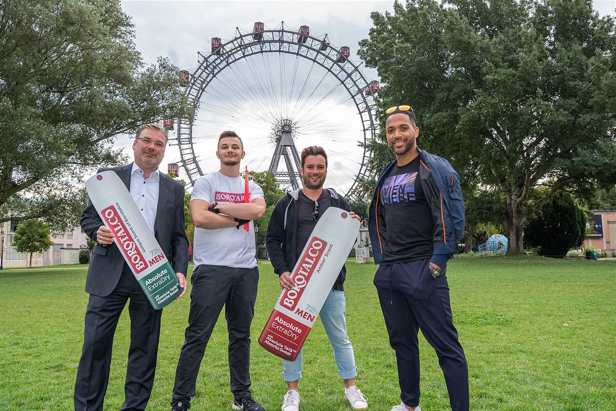 Borotalco MEN Weltrekord am Wiener Riesenrad