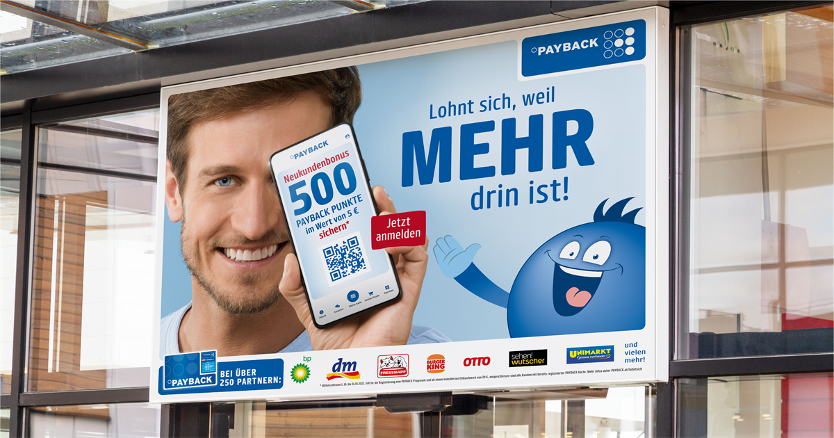 „Lohnt sich, weil mehr drin ist!“ – PAYBACK startet große Kampagne zur ...