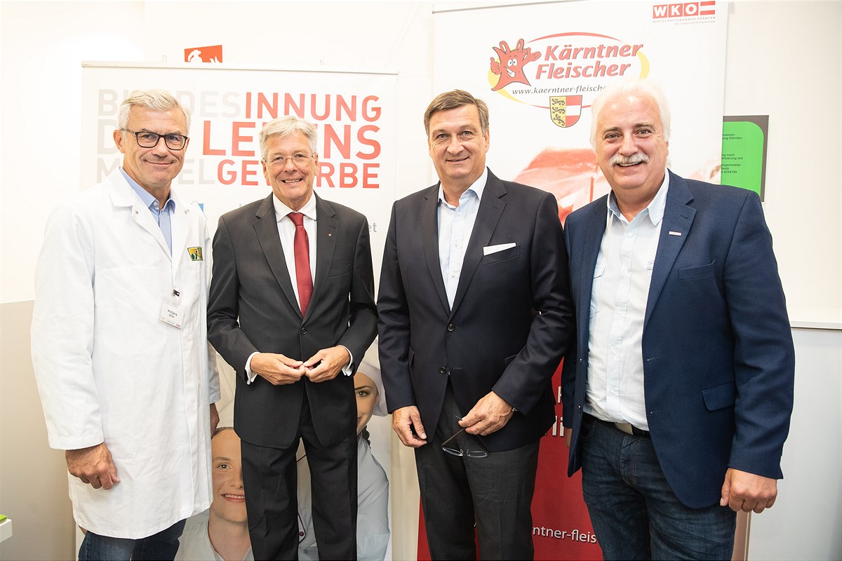 v.l.n.r. Wolfgang Seidl, Peter Kaiser, Jürgen Mandl, Raimund Plautz
