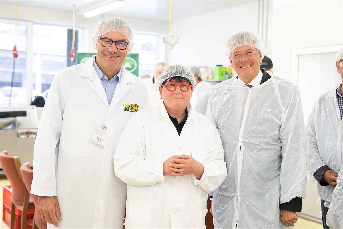 v.l.n.r. Wolfgang Seidl, Doris Steiner, Peter Kaiser