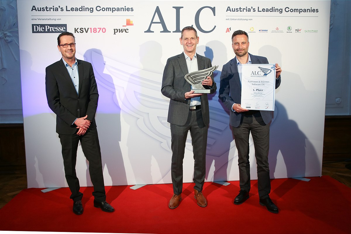 1. Platz Kategorie National Großbetriebe Ramsauer & Stürmer Software OG