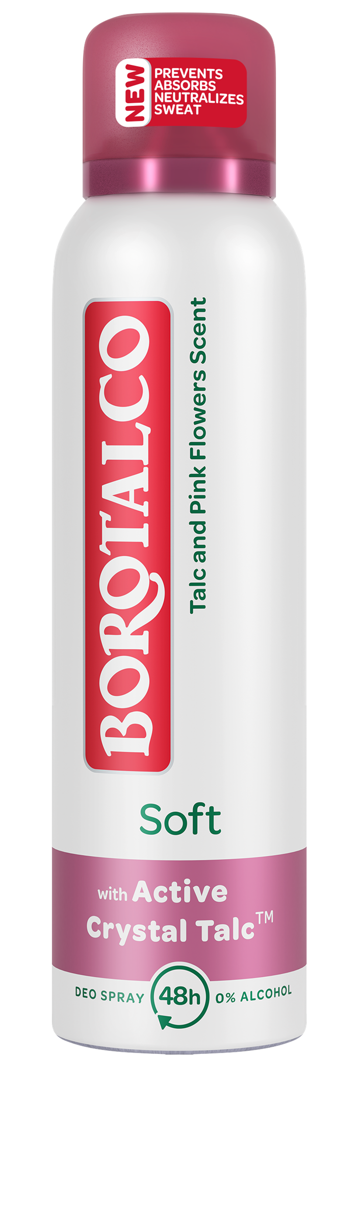 Borotalco SOFT mit Active Crystal Talc™
