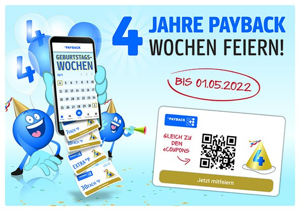4 Jahre PAYBACK in Österreich eCoupons