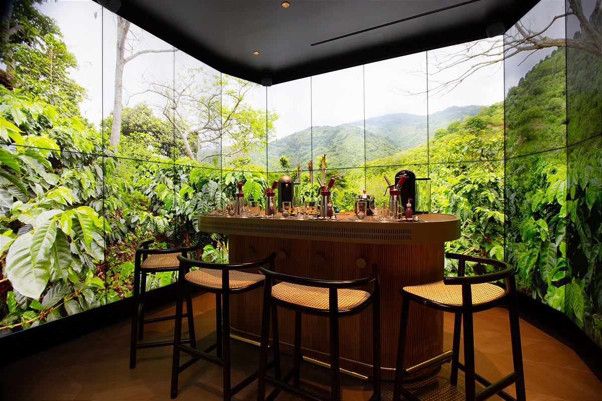 Der weltweit erste Nespresso Immersive Room in Wien
