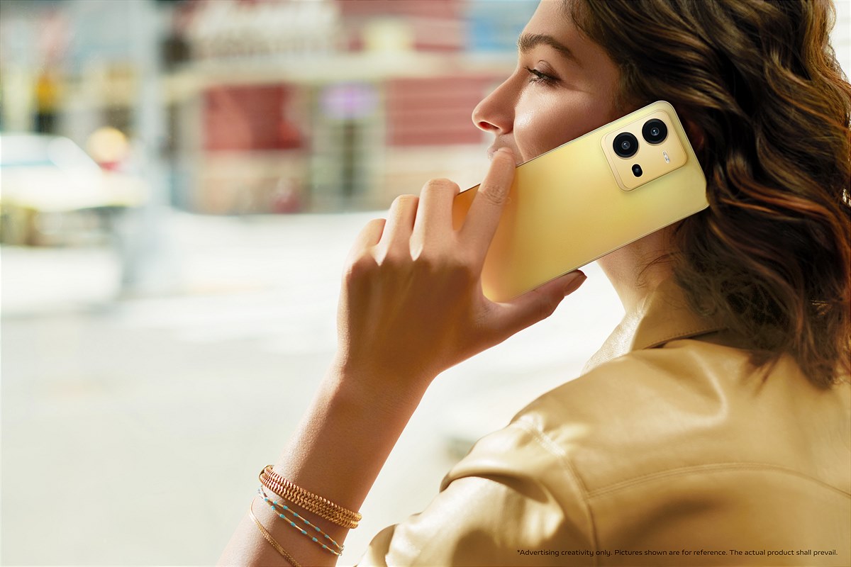 X80 Lite 5G Sunrise Gold back_before color changing