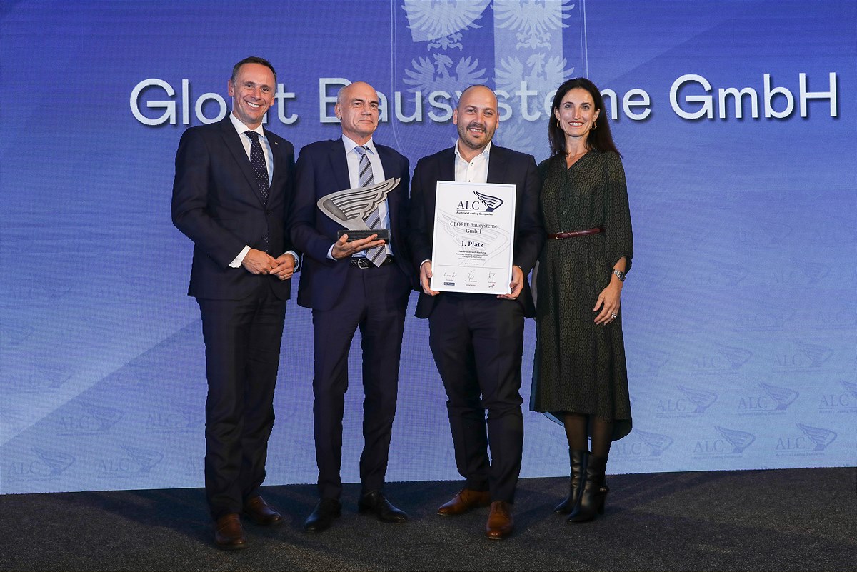 DP ALC NOe 1. Platz National Großbetriebe Glorit Bausystemen GmbH