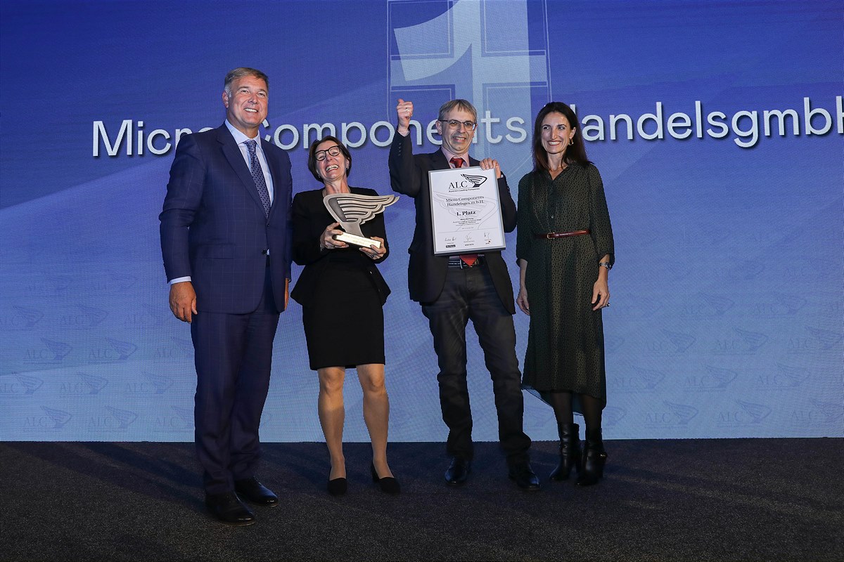 DP ALC Wien 1. Platz Kategorie National Kleinbetriebe Micro Components Handelsges.m.b.H.