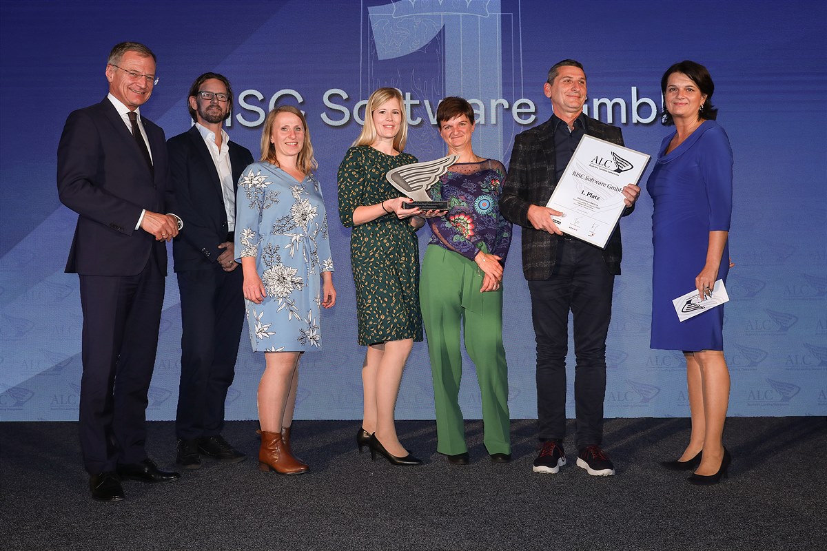 DP ALC OOe 1.Platz Kategorie National Kleinbetriebe RISC Software GmbH