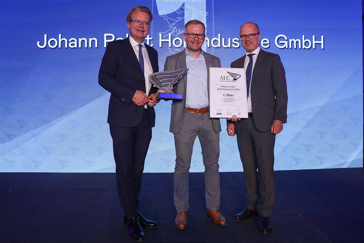 DP ALC Steiermark 1. Platz National Großbetriebe Johann Pabst Holzindustrie GmbH