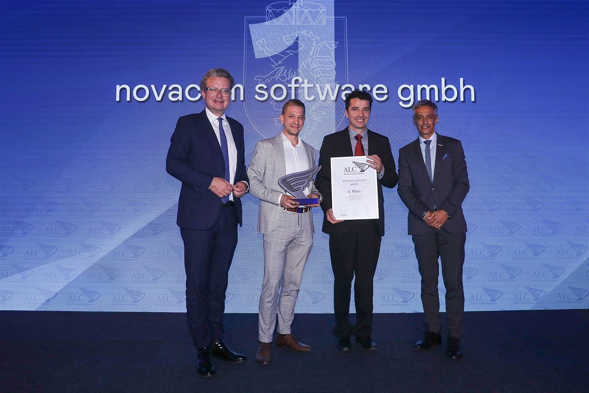 DP ALC Steiermark 1. Platz National Kleinbetriebe Novacom Software GmbH